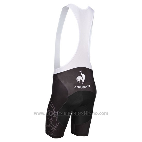 2014 Abbigliamento Ciclismo FDJ Lider Bianco Manica Corta e Salopette